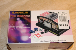 Players Club Pro Shuffle - Electronic Card Shuffler (Batteries Not Inclu... - $320.19 MXN