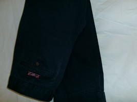 Classic Chaps Chino 100% Cotton Denim Pants sz 12 Husky mid nite blu - £10.24 GBP