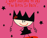 Bitch is back poster flag  69895 thumb155 crop