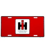 International Harvester Truck Red 6&quot; x 12&quot; Embossed Metal License Plate Tag - £5.55 GBP
