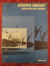 Newspaper Workshop Magazine 1972 Dan Fisher Writing Editing - £12.66 GBP