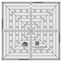 Creative Grids 9-1/2in Square It Up or Fussy Cut Square Quilt Ruler - CG... - $62.32