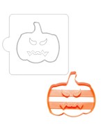 Jack O Lantern Halloween Stencil And Cookie Cutter Set USA Made LSC111 - $111.90 MXN