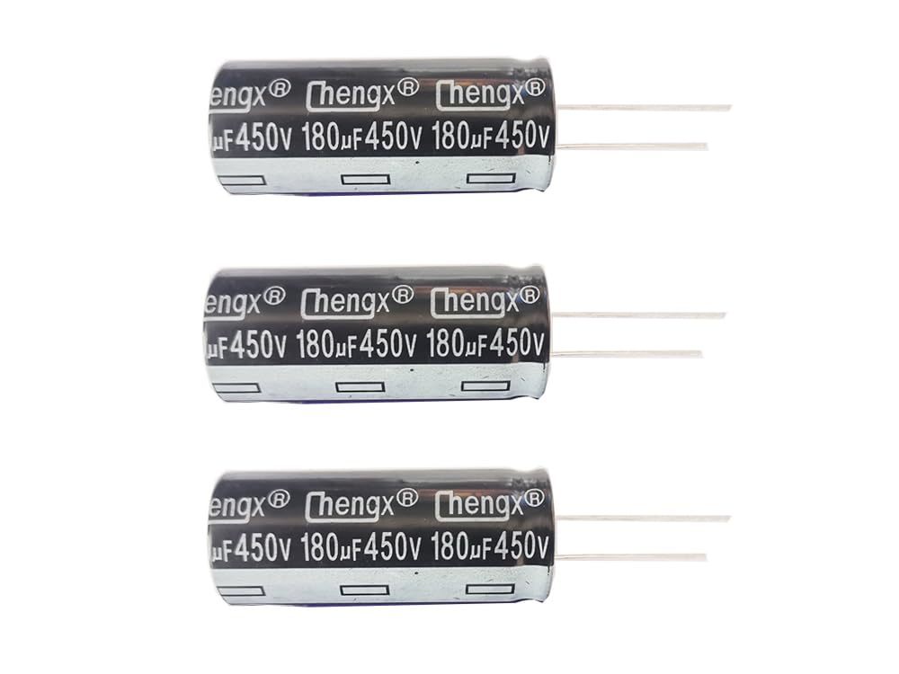 180Uf 450V 18X45Mm +/-20% -25°C To +105°C 3Pcs Aluminum Electrolytic - $32.93