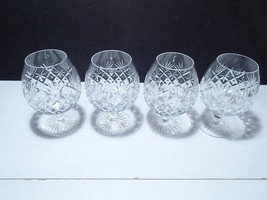 4 Royal Doulton Knightsbridge Crystal Brandy Snifters ~~ have more ~ rar... - $99.99