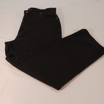 Gloria Vanderbilt Jeans Women&#39;s 14 Long Black Jeans 34x26 1/2 Measured - $13.16