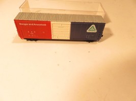 N SCALE TRAINS- LIFE-LIKE 7731 B &amp; A BOXCAR -  LN- BOXED - H12 - $78.94 MXN