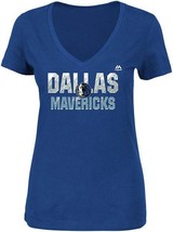 NBA Dallas Mavericks Womens Get Aggressive Short Sleeve V-Neck Tee, X-Large - $290.48 MXN
