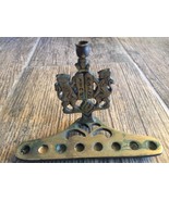 Vecchi candelabri Hanukkah Menorah Israel Judaica regalo anni 50-60 - $53.13 CAD