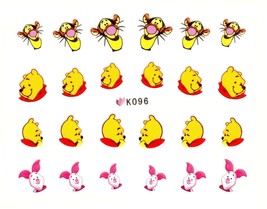 Nail Art 3D Decal Stickers beautiful Winnie the Pooh tiger piggy K096 - £2.59 GBP