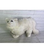 Vintage Dakin Classique Stuffed Plush White Cat Kitten Blue Eyes Animal ... - $45.05