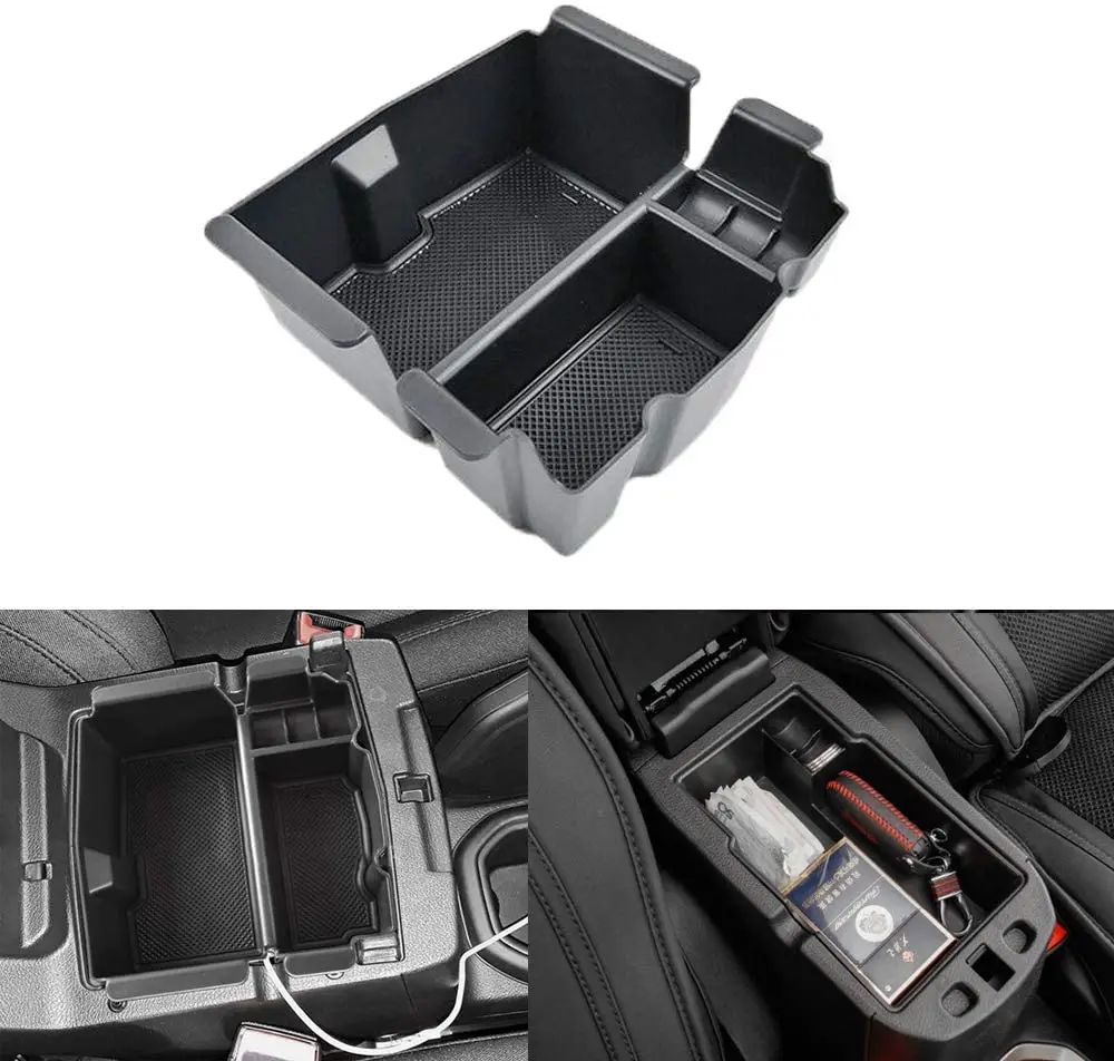 Center Console Organizer Armrest Box Excellent ABS for Jeep Wrangler for 2018 - £14.87 GBP