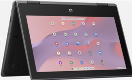 HP - Fortis x360 11 G3 J - 11.6&quot; 2 in 1 Chromebook Celeron N5100 8 GB 64... - $269.95