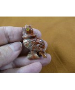 Y-BIR-VUL-5 red Vulture Buzzard carving Figurine soapstone Peru scavenge... - $8.99