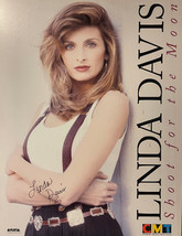 Linda Davis signed 1993 CMT/Arista Shoot For the Moon 17x22 Poster - £48.04 GBP