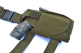 AcidTactical Leg Thigh Gun Pistol Holster or Open Carry Belt Duty Holster Olive  - £12.32 GBP