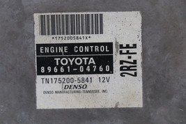 00-02 Toyota Tacoma 2.4L ECM ECU PCM Engine Control Module Computer 89661-04760 image 2