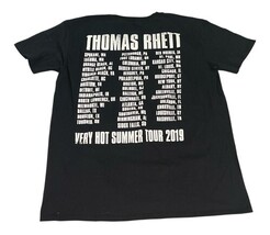 New Shirt Black Thomas Rhett concert T-shirt from the Very Hot Summer Tour 2019 image 4