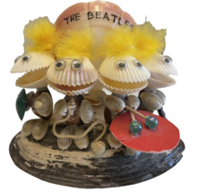 Seashell Band Beatles Figure Set Souvenir Beach Ocean 1960s or 1970s Vintage - $49.42