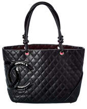 Chanel Cambon Large Tote Black Bag - £2,453.96 GBP