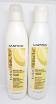 New Matrix Total Results Blonde Care Shampoo and Conditioner - 10.1 oz - £27.93 GBP