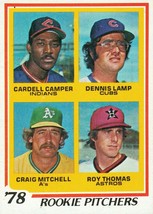 1978 Topps Rookie Pitchers C Camper D Lamp C Mitchell R Thomas 711 EXMT - £1.19 GBP