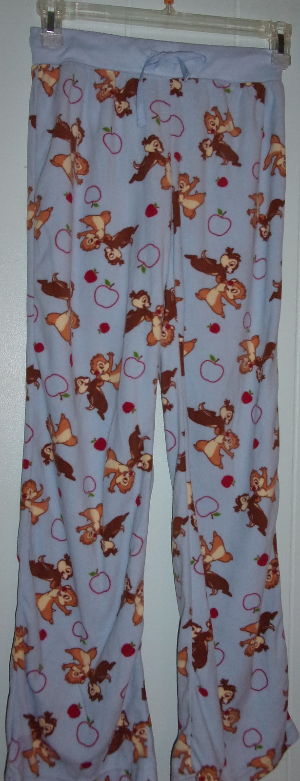 Primary image for Disney Chip & Dale Print Blue Fleece Lounge Pants Size M