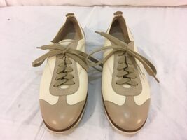 ARTHUR BEREN HAND MADE ITALIAN LEATHER UPPER BROWN BEIGE WOMEN&#39;S sz7M LA... - $39.91