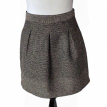 Madewell Broadway &amp; Broome Metallic Pleated Mini Skirt Size 0 NWT New - £15.15 GBP