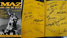1960 Pittsburgh Pirates + Vera Clemente Signed Hardcover Book Jim O&#39;Brien - $346.49