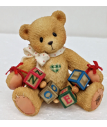 Cherished Teddies Bear holding N-O-E-L 1996  Christmas Theme - £10.35 GBP