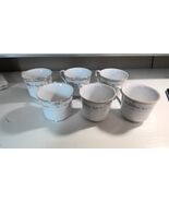 Vtg Gibson China Paradise Stoneware Tea Coffee Cupc  3.5"  Set of 6 - $19.55