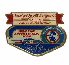1992 Richard Petty Retirement Tour North Wilkesboro Speedway Pontiac Hat Pin - £15.64 GBP