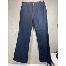 Elle Vintage Womens Wide Leg Trouser Style Denim Blue Stretch Jeans Size 8 - €21,59 EUR