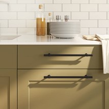 vidaXL Cabinet Handle Set of 20 Black Stainless Steel Medium Durable - $3,354.41 MXN