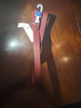GAP Red Leather M/L Belt - $54.14 CAD