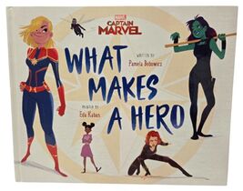 Marvel Captain Marvel What Makes a Hero Children’s Hardcover Book Eda Ka... - $14.84
