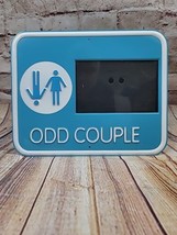 Odd Couple Metal Photo Picture Frame Sign Licence Plate Style 5.5x3.5 Valentine - £8.99 GBP