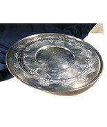 VTG Benedict 1103 made in USA Silver plated pierced serving plate dish 10&quot; - £34.95 GBP