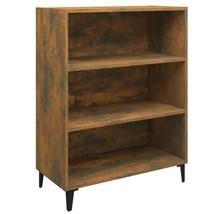 Modern Wooden Rectangular 3-Tier Sideboard Storage Cabinet Bookcase With Legs - £44.43 GBP+