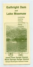 Gathright Dam and Lake Moomaw Brochure James River Warm Springs Virginia... - £14.22 GBP