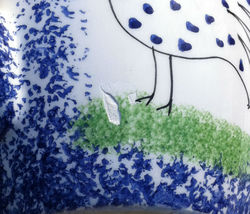 Hand Painted in Italy ceramic pitcher image 6