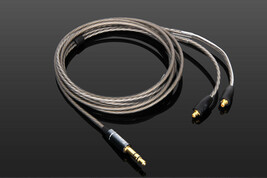 Silver Plated Audio Cable For Onkyo IE-C1 C2 C3 IN-EAR MONITOR headphones - $21.77