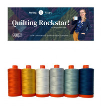 HollyAnne Knight Quilting Rockstar Thread Collection 50wt 6 Large Spools - £74.30 GBP