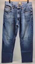 D) Timberland Straight Fit Men Dark Wash Blue Denim Jeans Size 34 x 32 - $24.74