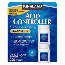 Kirkland Signature Acid Controller 20 mg., 250 Tablets - £16.58 GBP