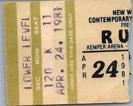 Vintage Corsa Concerto Ticket Stub Aprile 24 1981 Kansas Città Missouri - £31.32 GBP