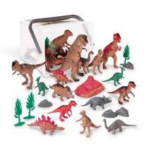 Terra by Battat  60 Pcs Dinosaur Figures  Assorted Plastic Mini Animal Figurin - $19.06