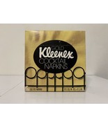 Vintage KLEENEX Cocktail Napkins Gold Napkins 50 2-PLY NEW IN BOX - $21.25