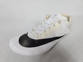 Nike Zoom Rival Sprint Track Shoes Size 10 Men&#39;s White Black Spikes DC87... - $36.99